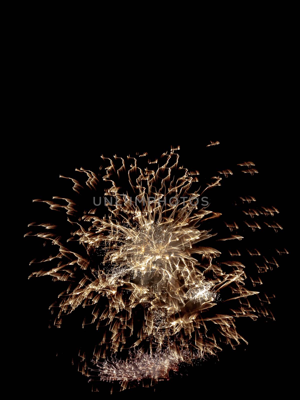 light painting by fireworks at night fallas holidays event