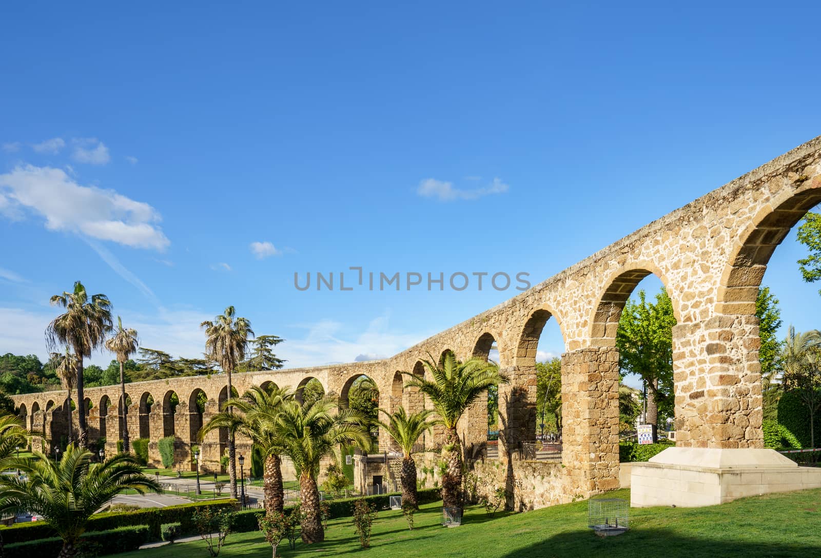 Aqueduct of San Anton in Plasencia, province of Caceres, Spain by tanaonte