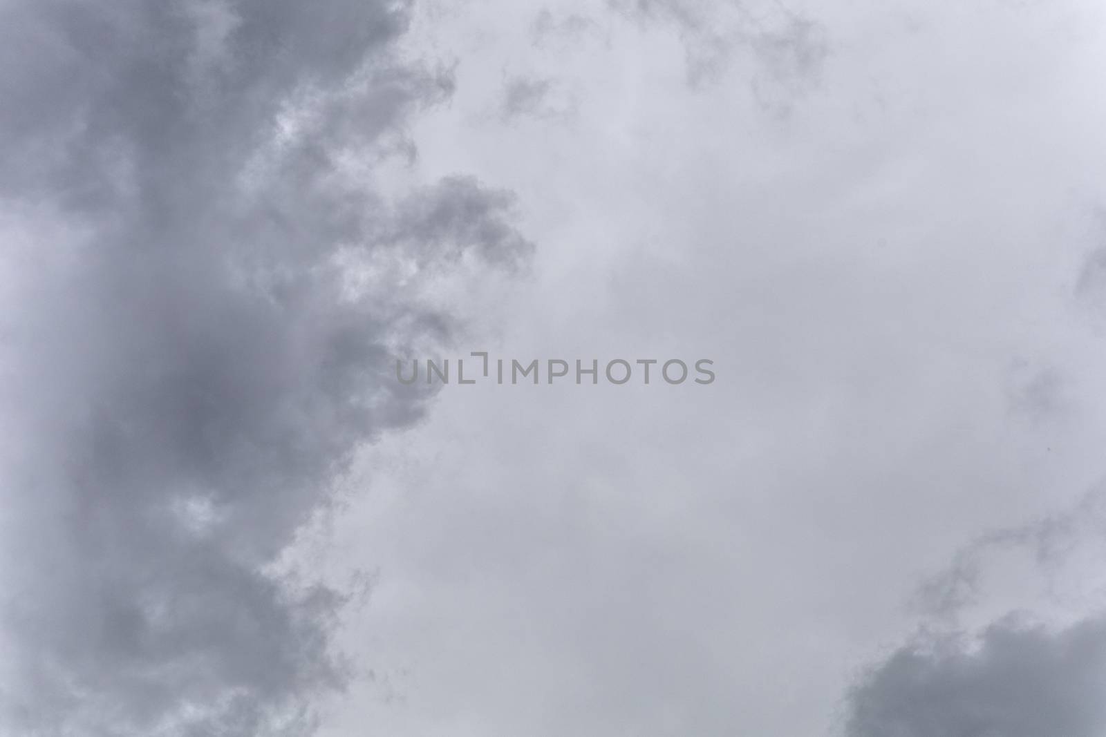 Black cloud before rainy. Black cloud background. with copy space for text or design.