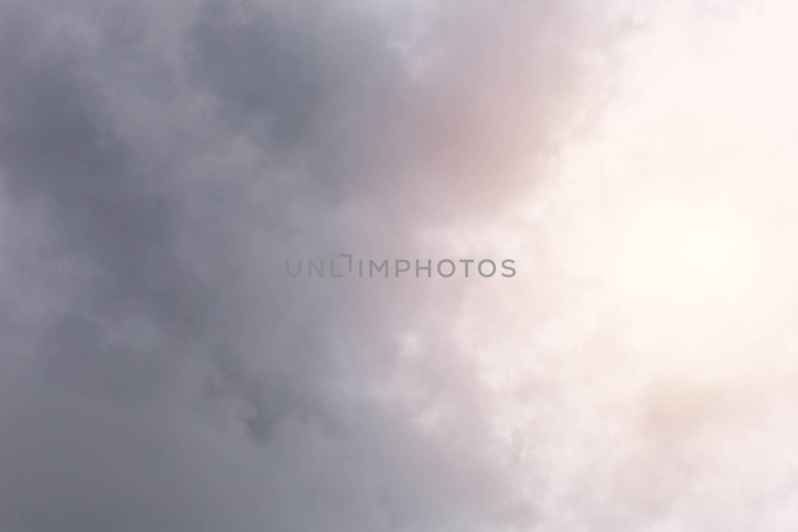 Black cloud before rainy. Black cloud background. with copy space for text or design.