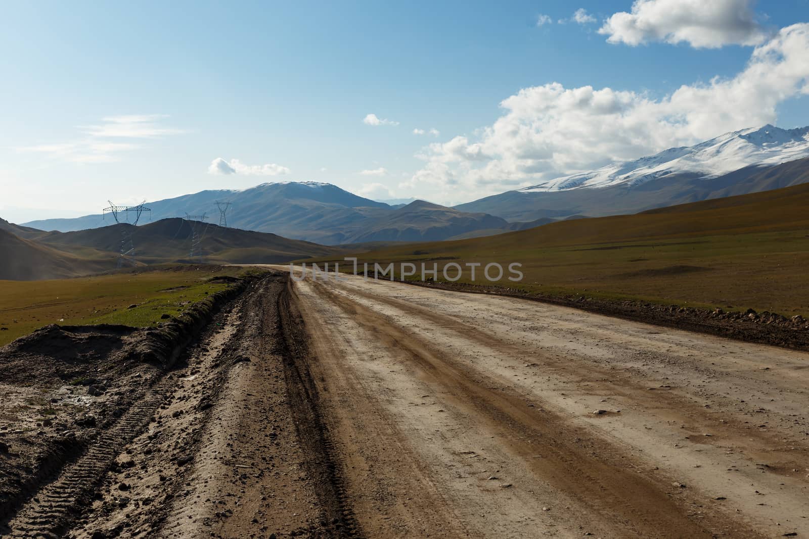 A367 highway, passing in the Naryn region by Mieszko9