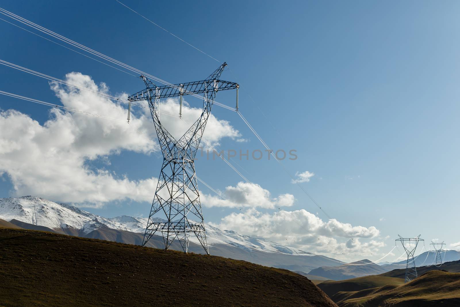 electric high voltage power post by Mieszko9