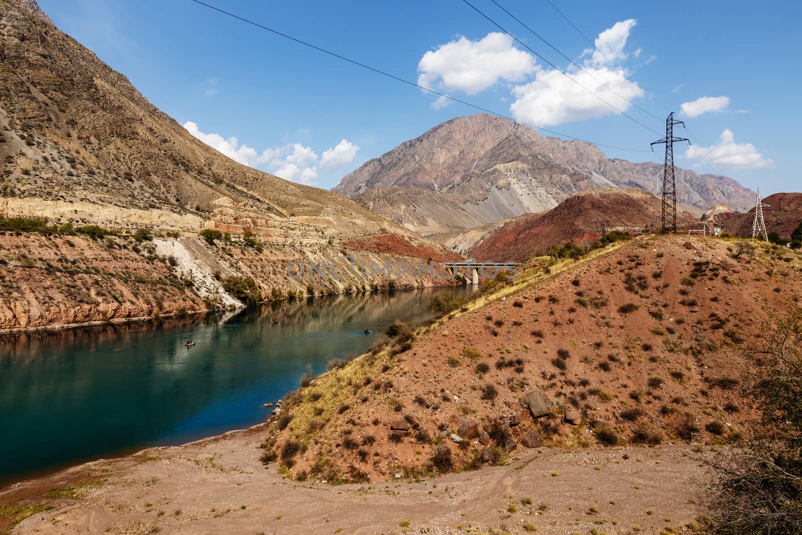 The Naryn River in the Tian Shan mountains, Karakol Kyrgyzstan