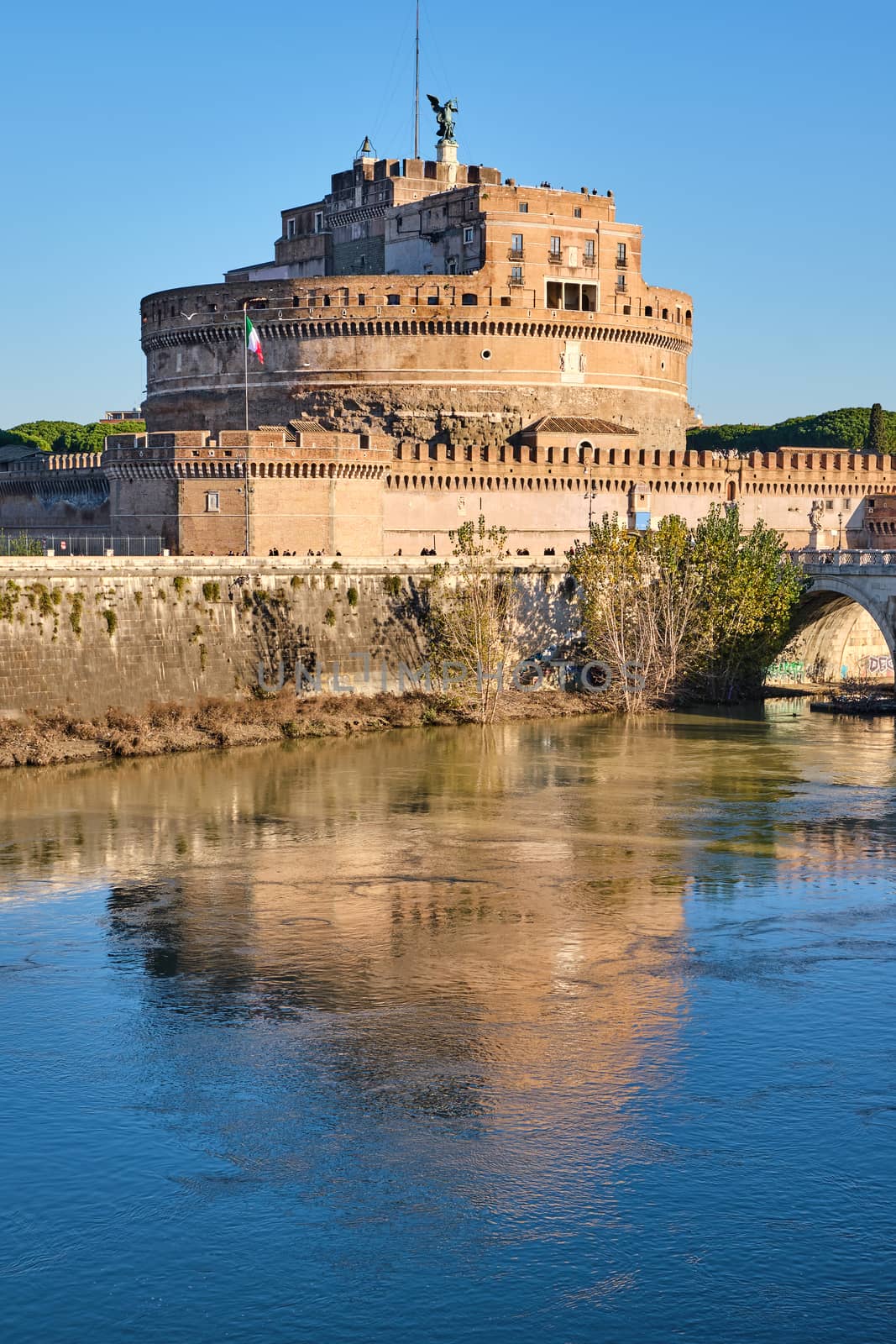 The Castel Sant Angelo in Rome by elxeneize