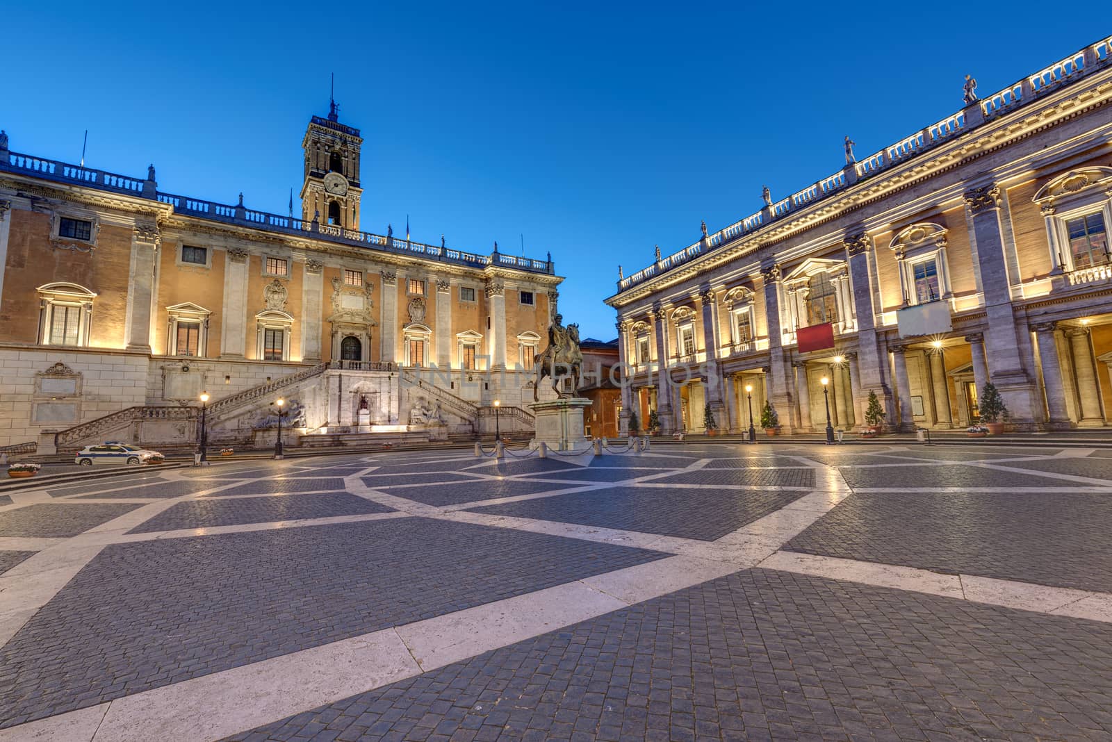 The Capitoline Hill with the Piazza del Campidoglio by elxeneize