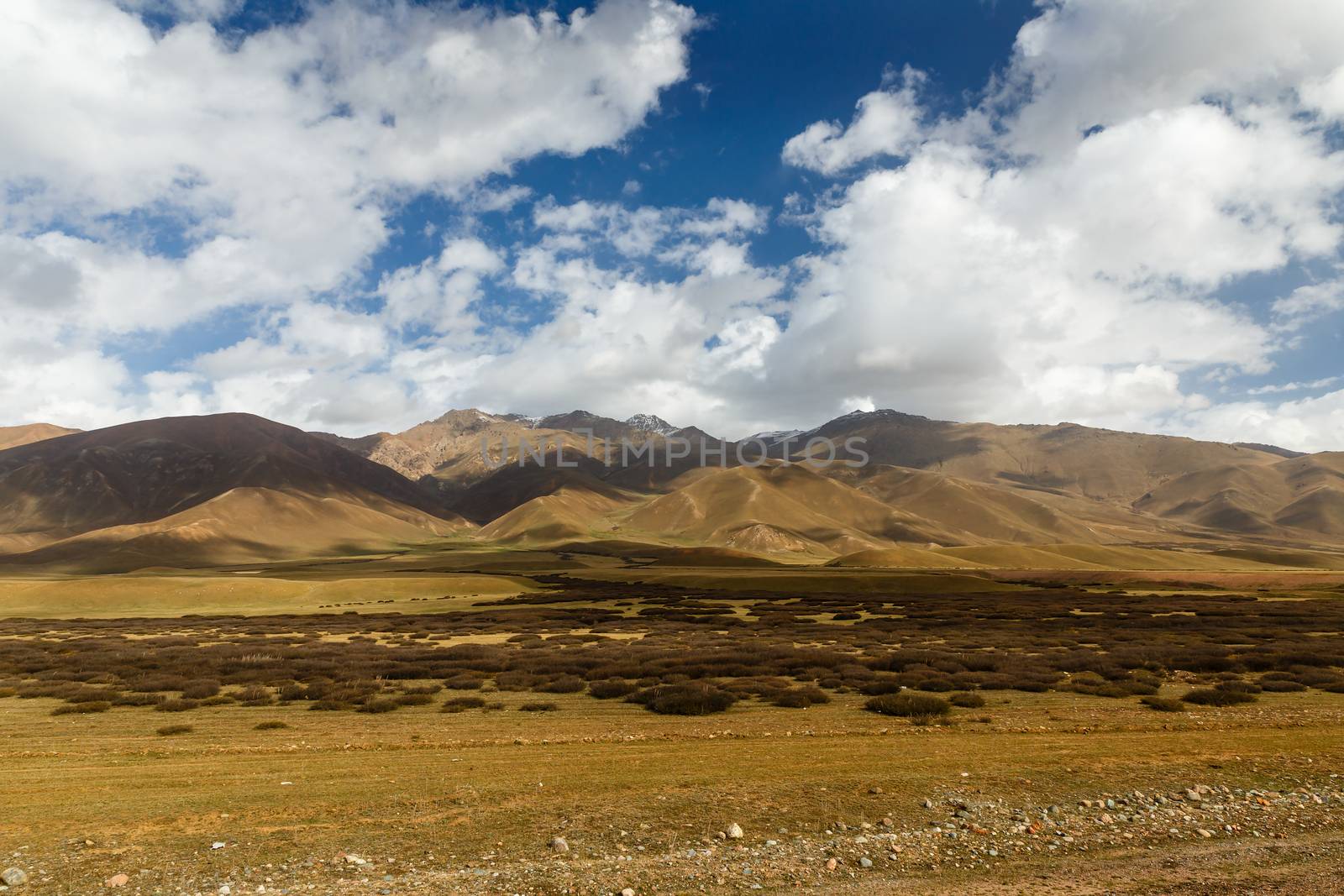 Suusamyr Valley, Mountain landscape. Panfilov District, Chuy Region Kyrgyzstan