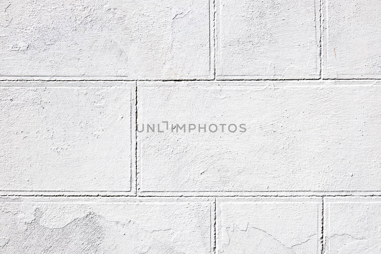 Background from a wall made of white bricks
