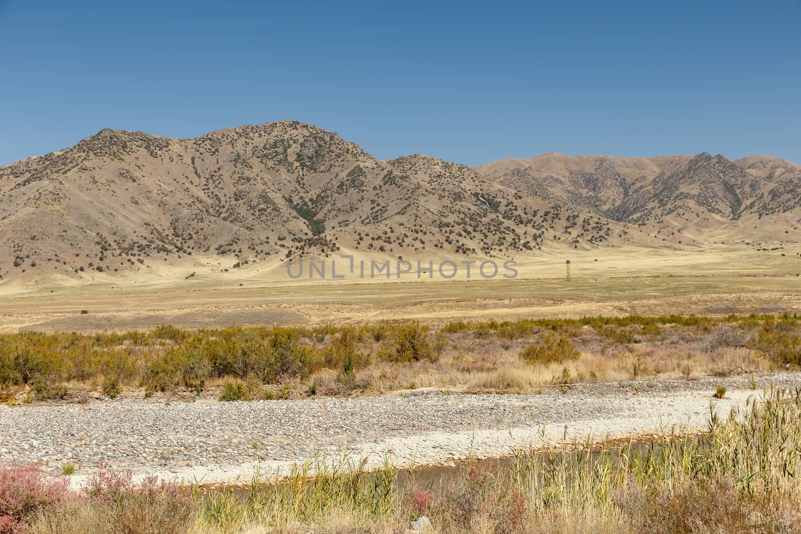 state border between Kazakhstan and Kyrgyzstan, Chuy Valley