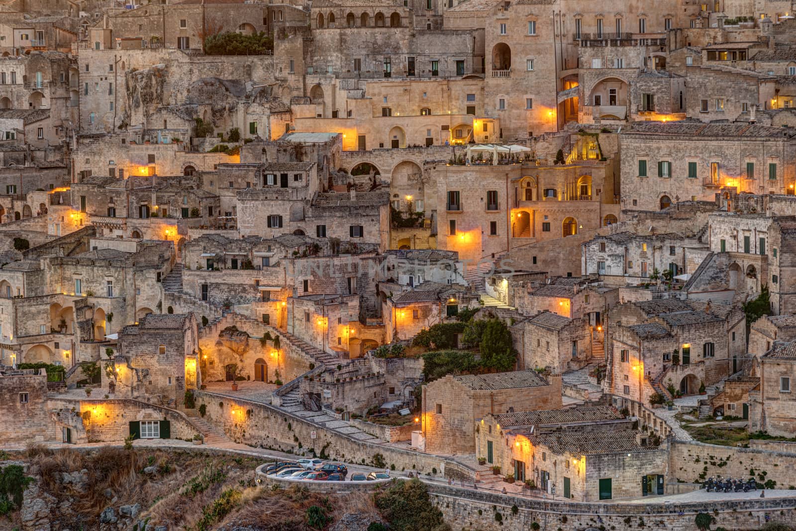 Detail of the old town of Matera by elxeneize
