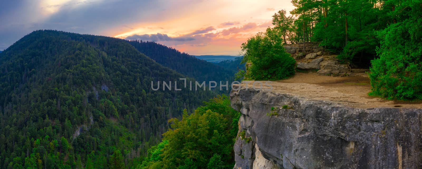 Famous Tomasovsky Vyhlad viewpoint in Slovak Paradise by necro79