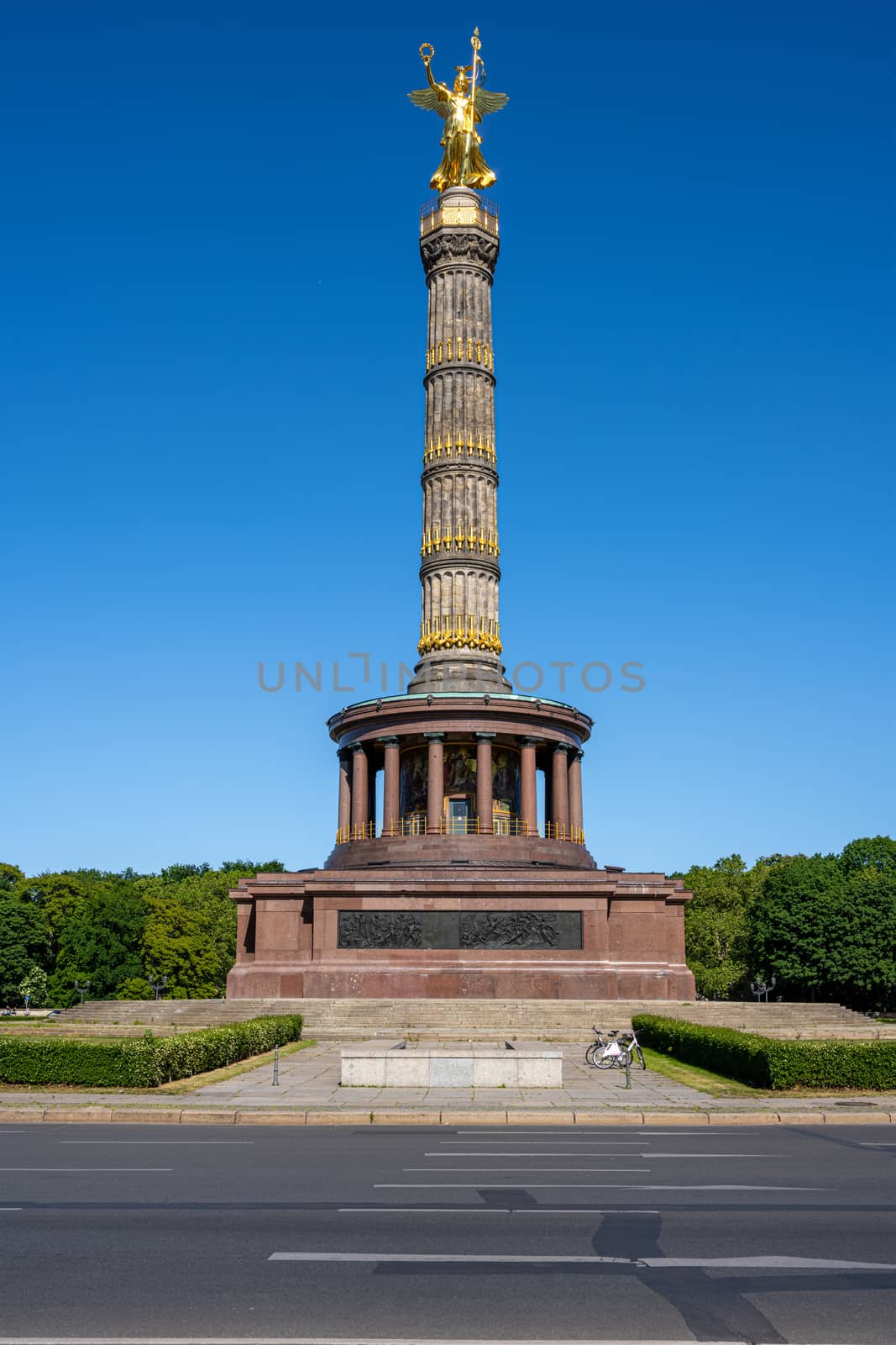 The Victory Column in the Tiergarten in Berlin, Germany