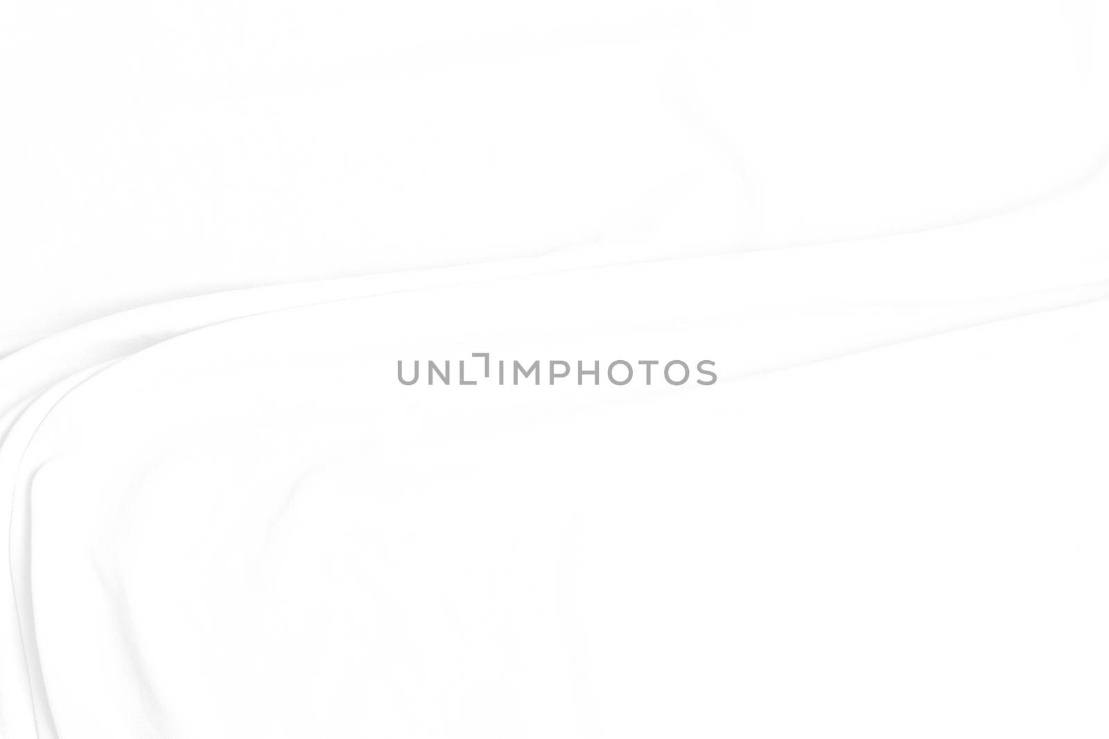 White cotton fabric texture background. Abstract white fabric with rippled background.White fabric with soft wave.  Soft focus technique. 