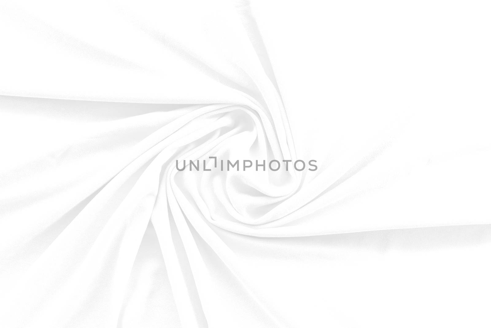 White cotton fabric texture background. Abstract white fabric with rippled background.White fabric with soft wave.  Soft focus technique. 