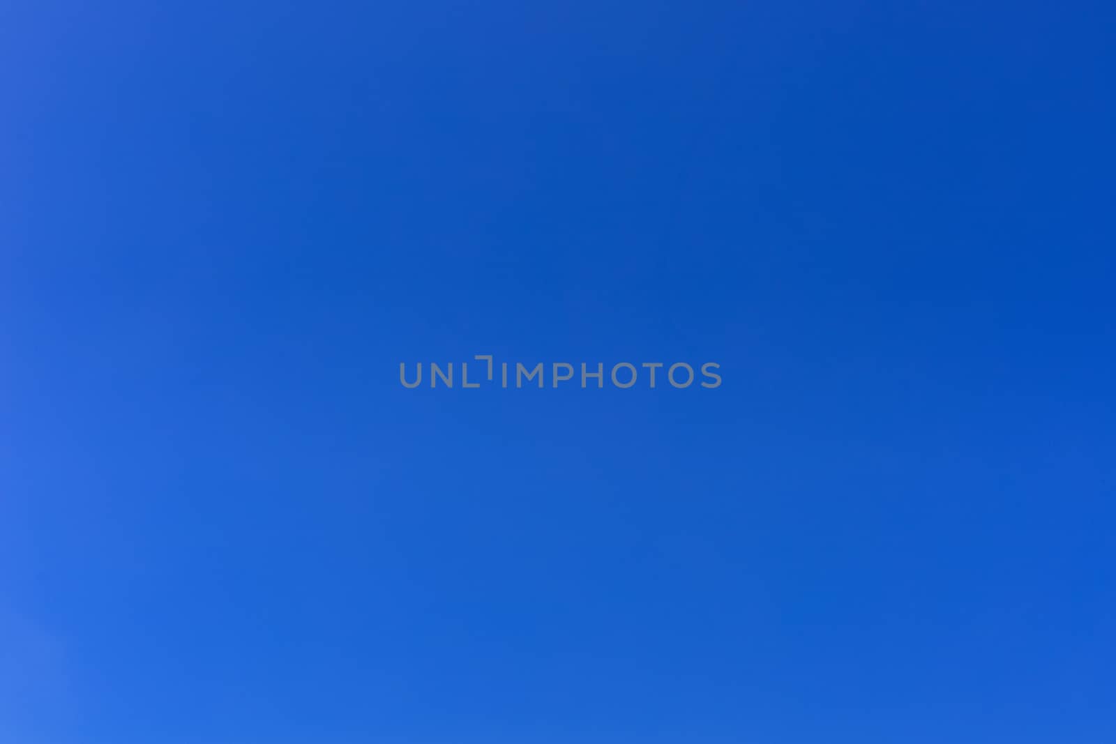 Clear sky on day time.  Blue sky background. With copy space.