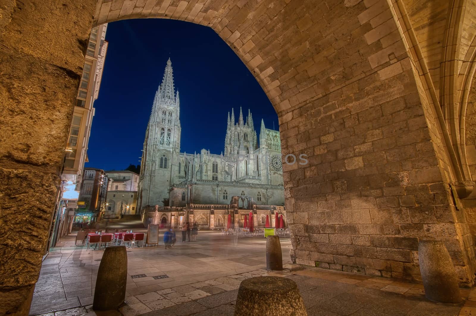 Burgos Cathedral in the dusk light, Spain. by CreativePhotoSpain