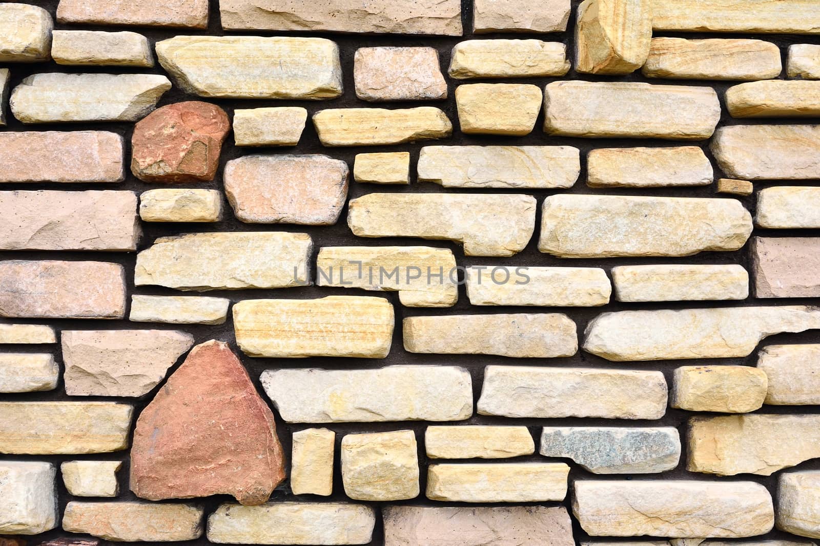 Ancient stone wall to use as background. by CreativePhotoSpain