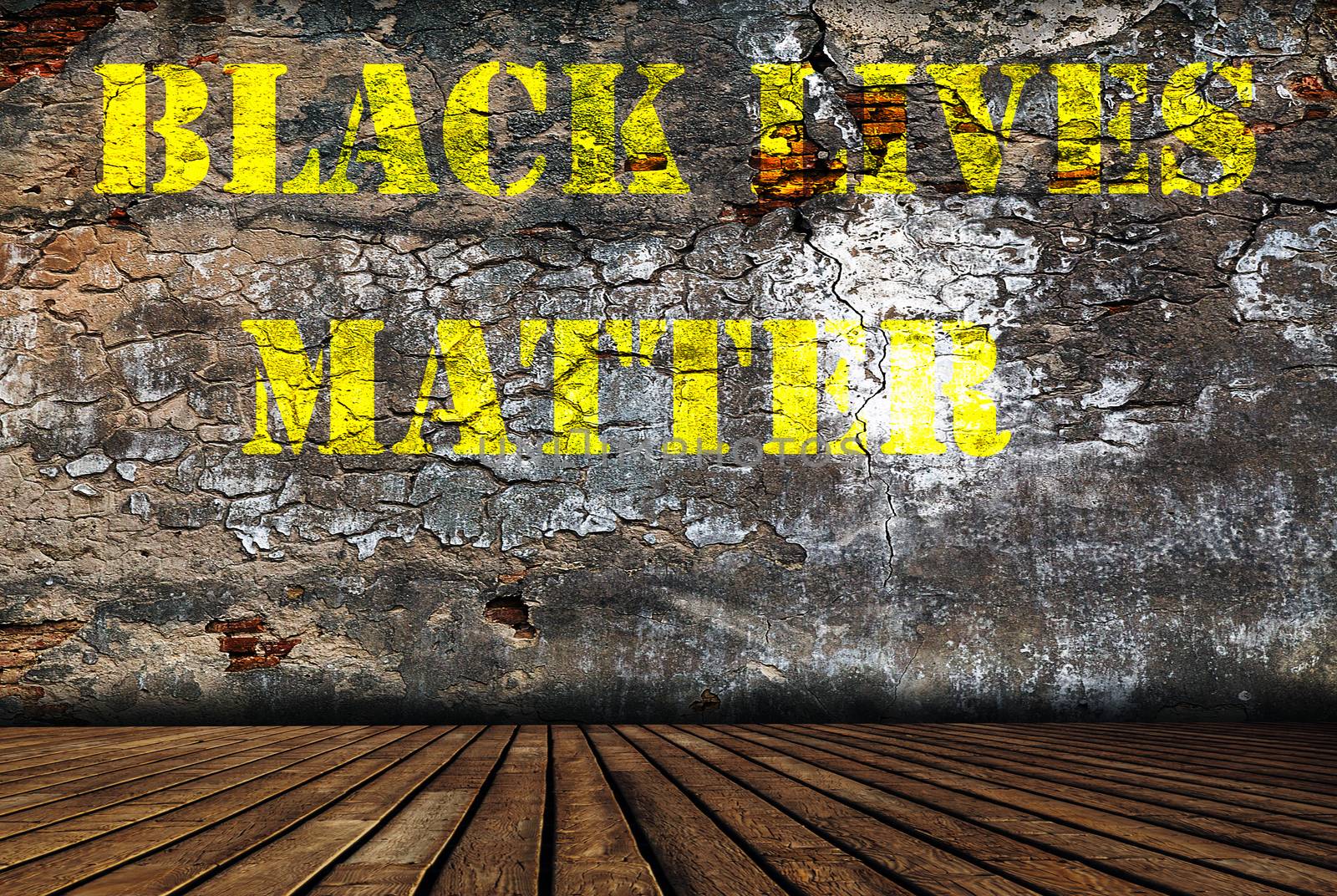 Black Lives Matter hashtag Protest international activist movement text brick wall texture grunge background