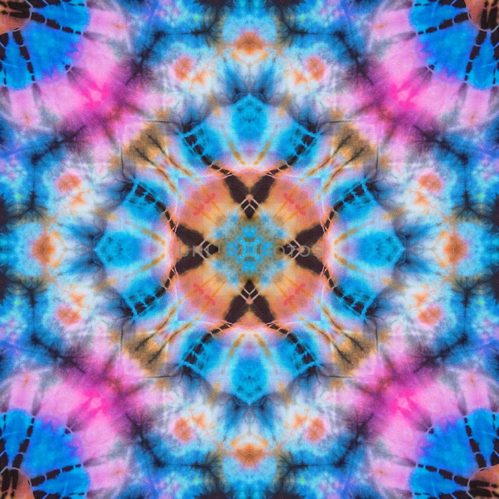 Abstract kaleidoscope or endless pattern for background used.