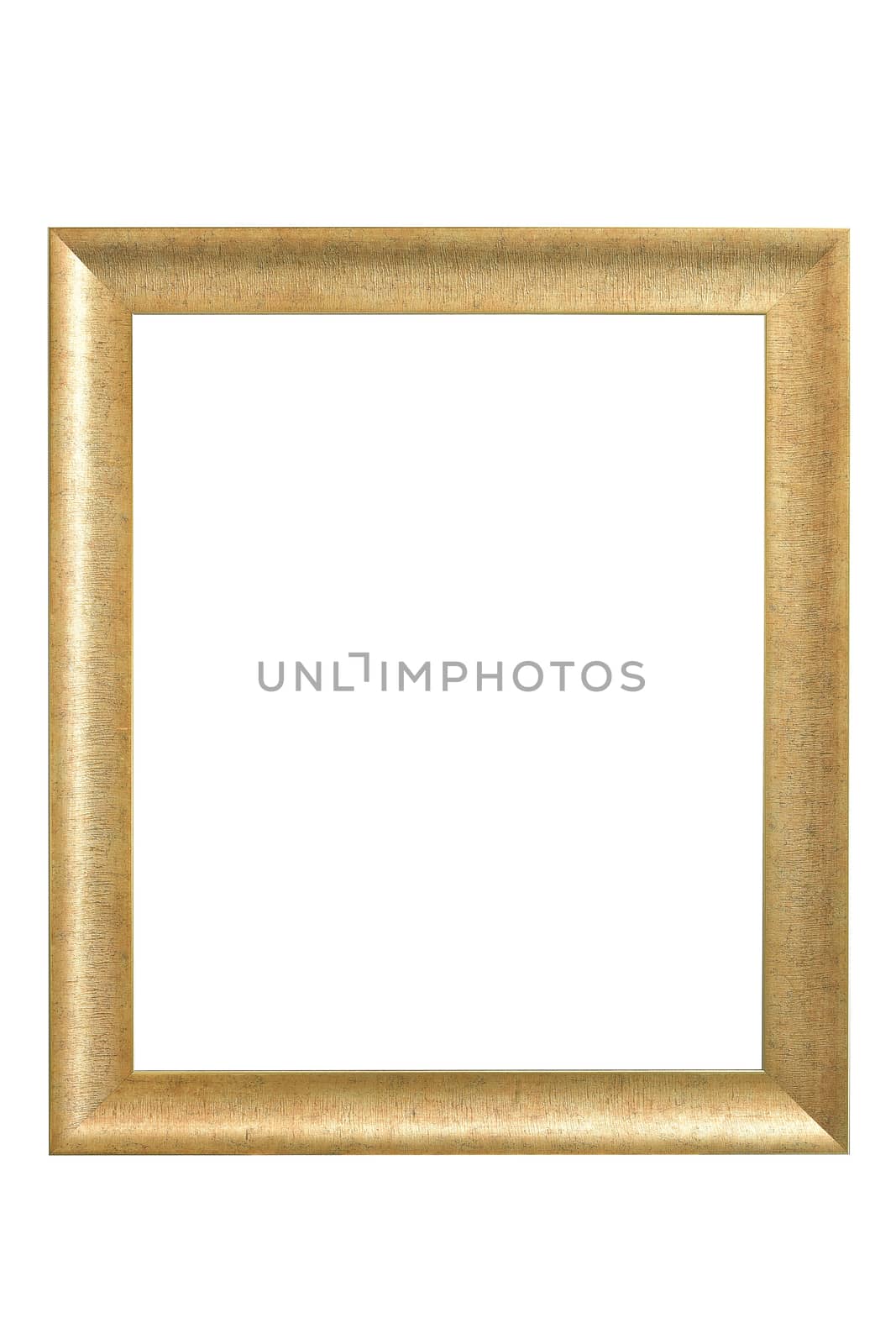 Vintage Wooden frame isolated. by NuwatPhoto