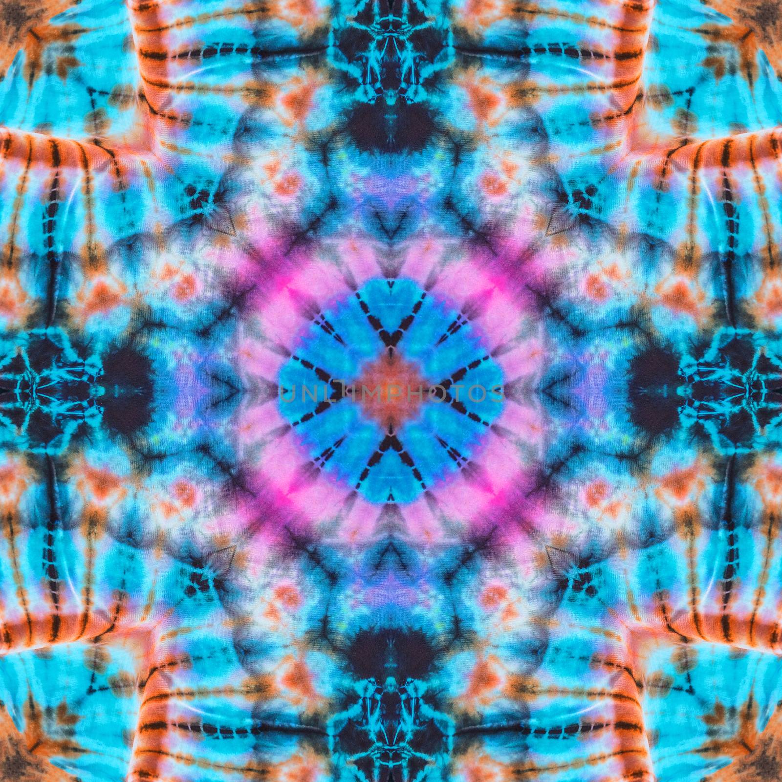 Abstract kaleidoscope or endless pattern for background used.
