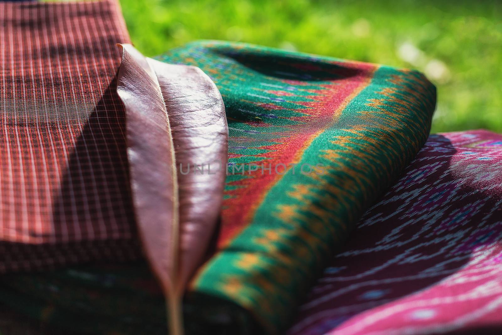 Colorful Thai silk