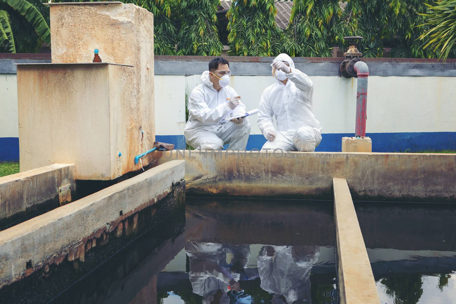 Scientists are examining the quality of waste water treatment sy by numberone9018
