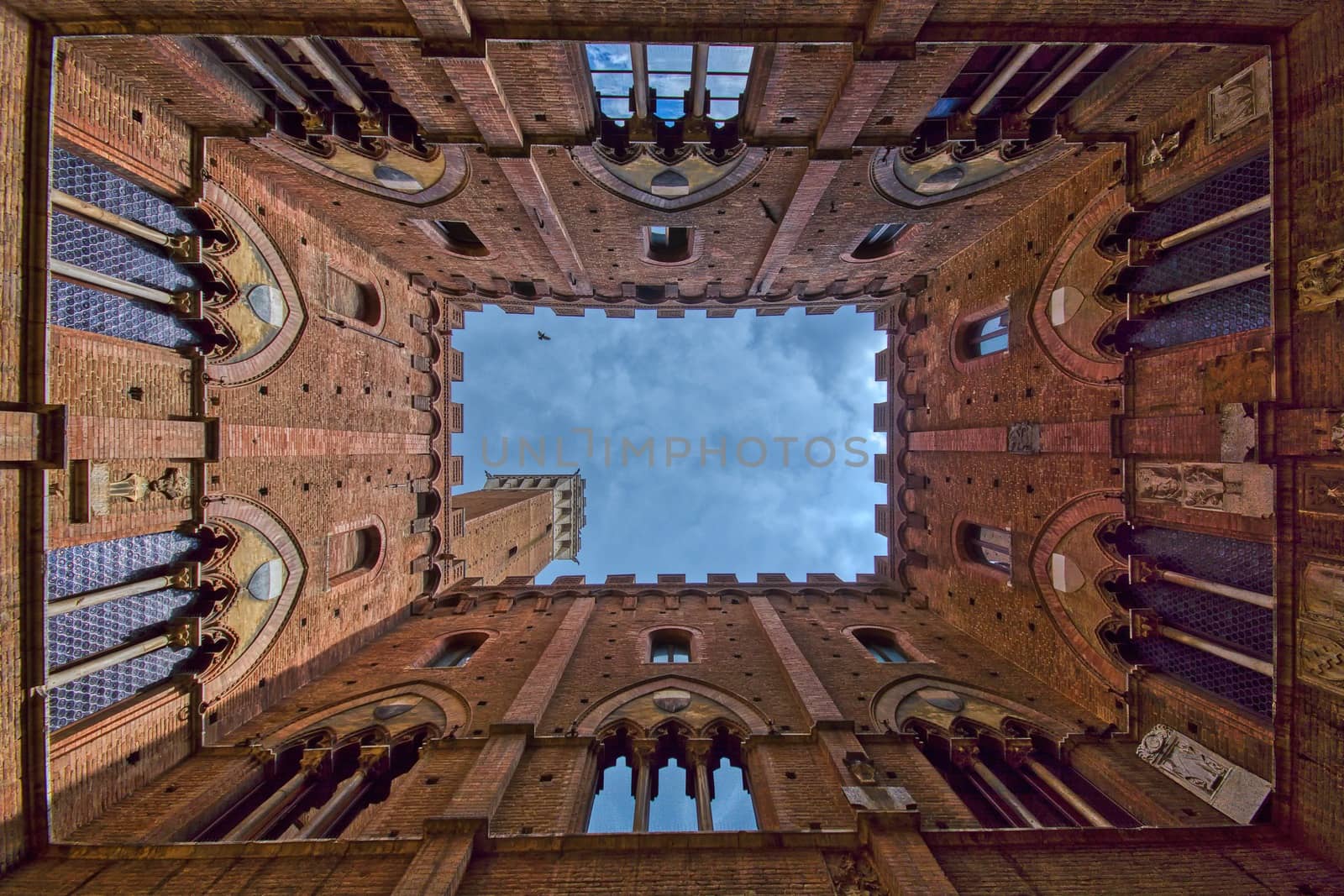 The Palazzo Comunale building in Siena, Italy. by CreativePhotoSpain