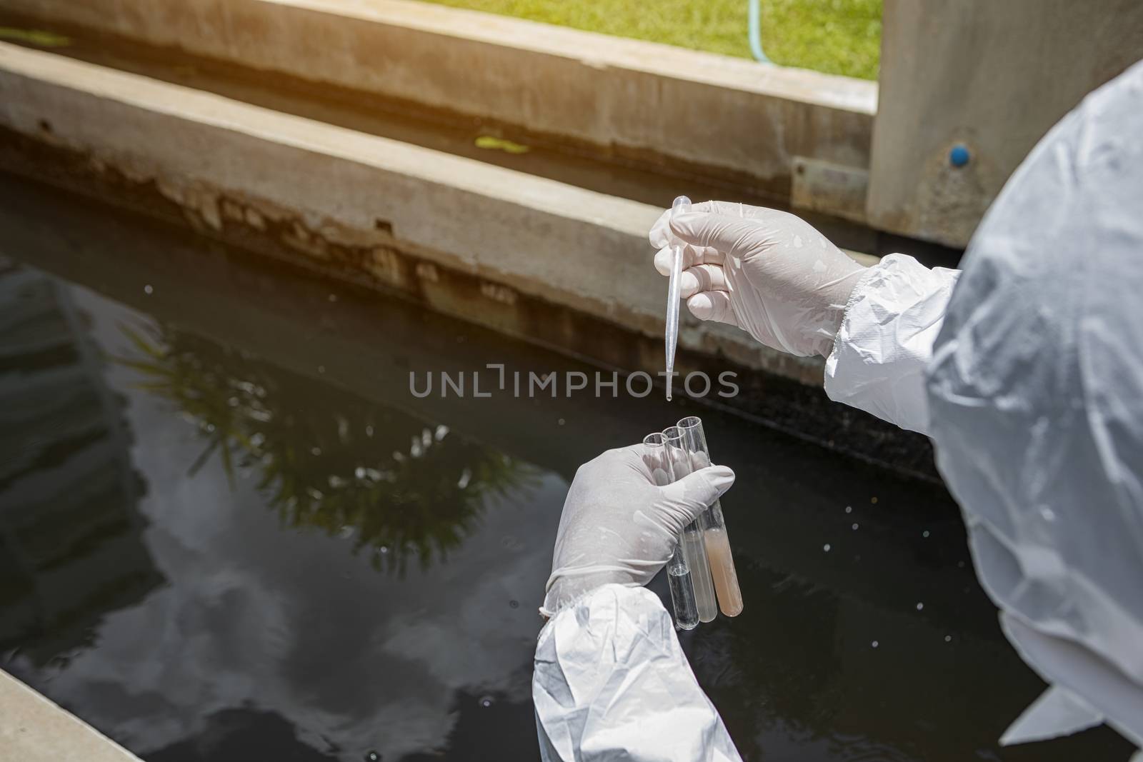 Scientists are examining the quality of waste water treatment systems to control chemicals before releasing water to the environment.