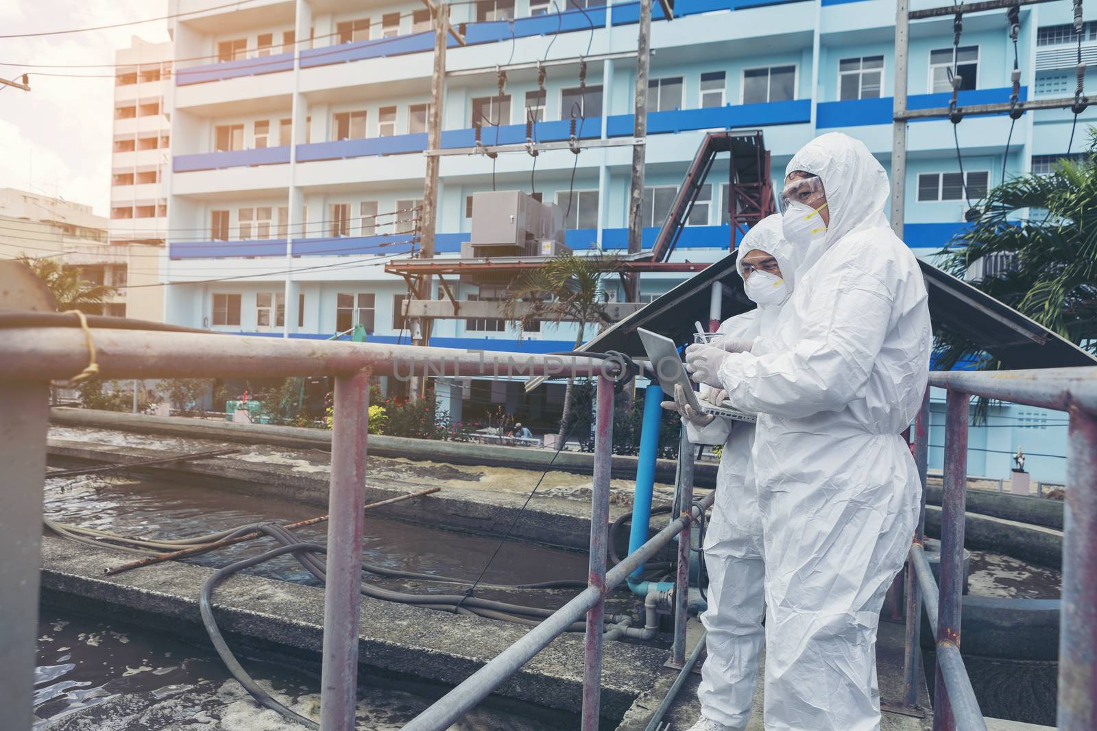 Scientists are examining the quality of waste water treatment systems to control chemicals before releasing water to the environment.