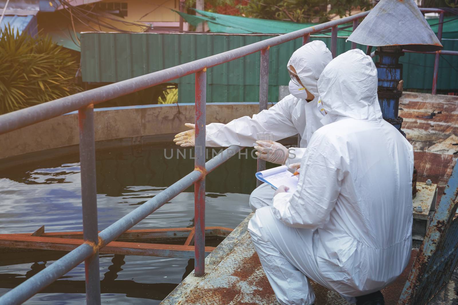 Scientists are examining the quality of waste water treatment systems to control chemicals before releasing water to the environment.