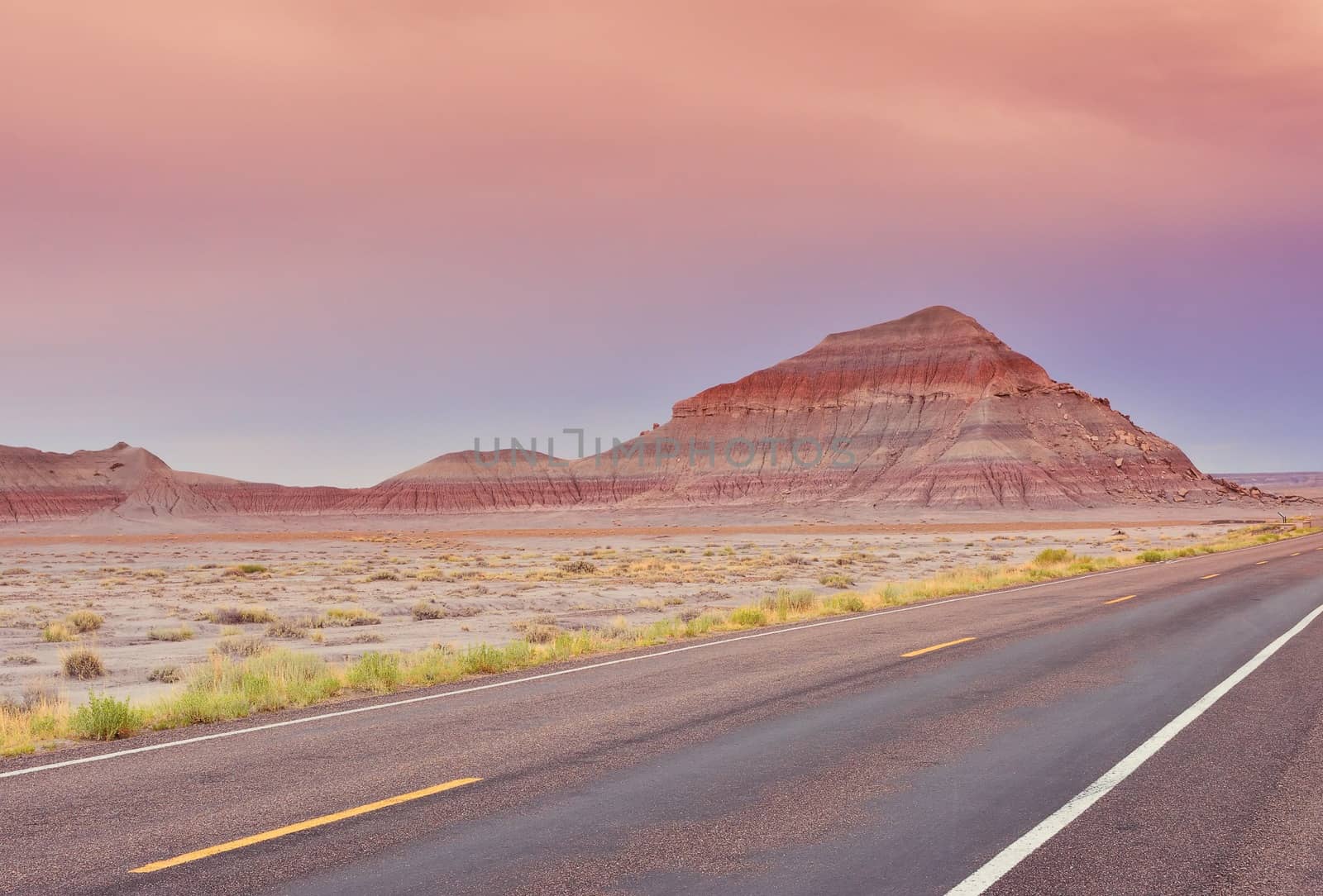 Nature Painted Desert, Petrified Forest National Park, Arizona, USA