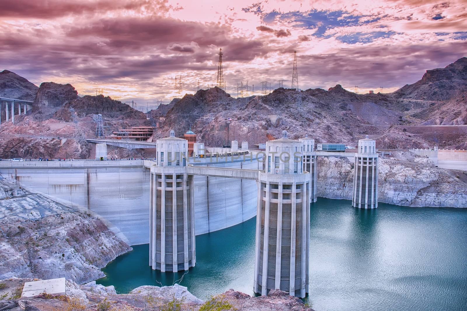 Hoover Dam and Colorado river. by CreativePhotoSpain