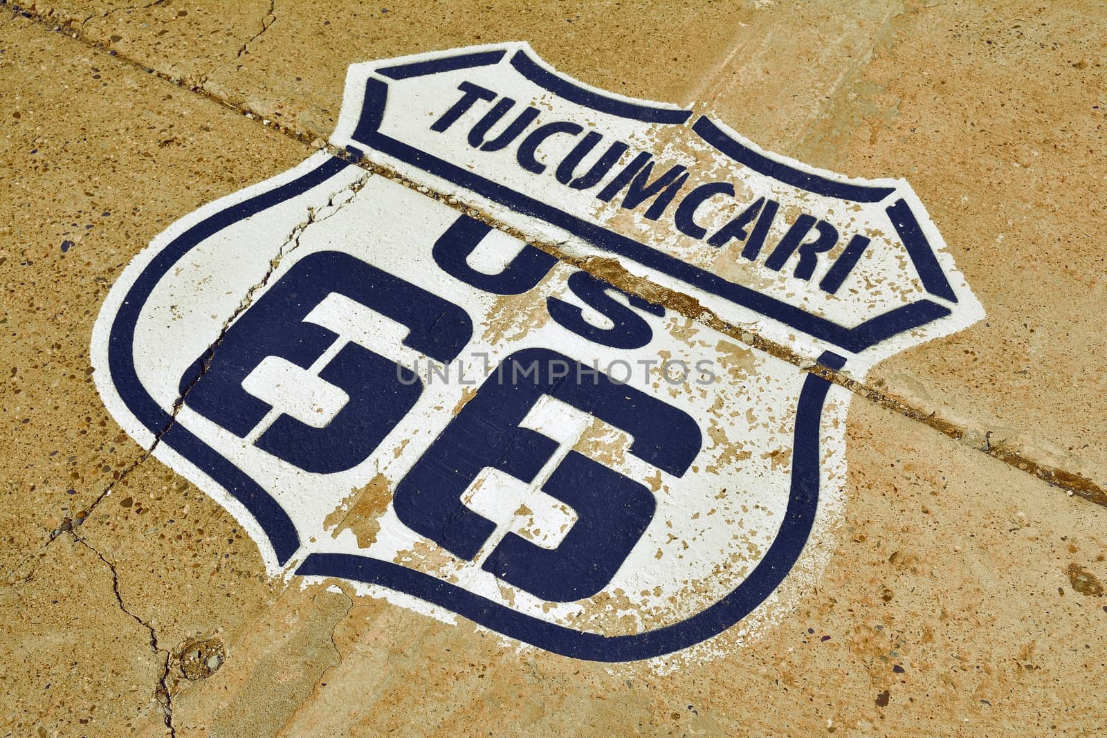 Route 66 sign in Tucumcari, New Mexico. by CreativePhotoSpain