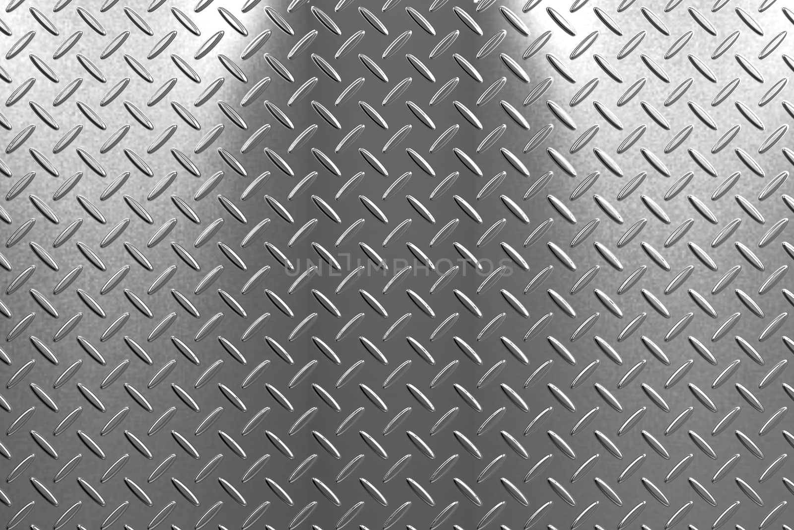 3D rendering of steel or metal plate background.