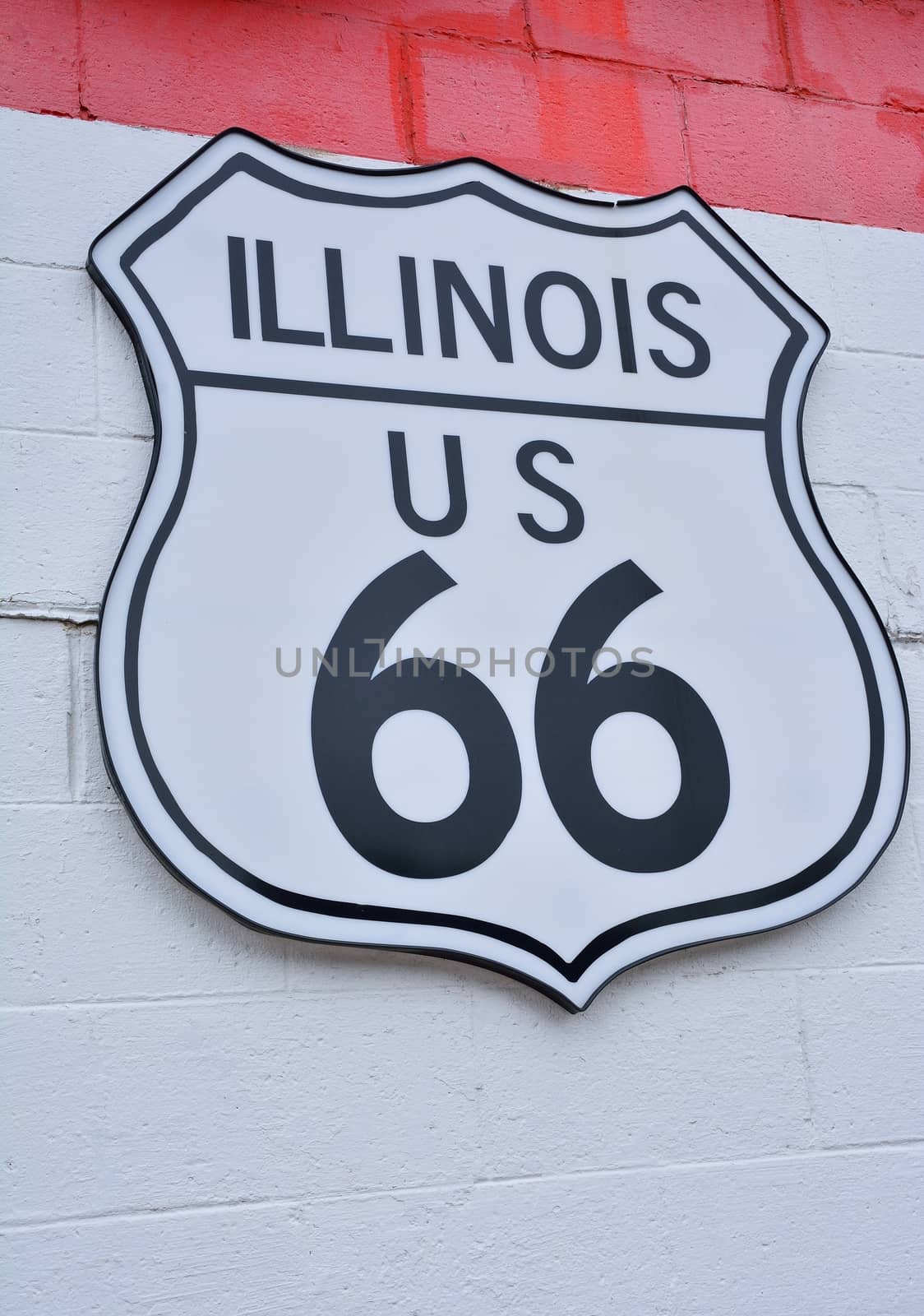 Historic Route 66 road sign. by CreativePhotoSpain