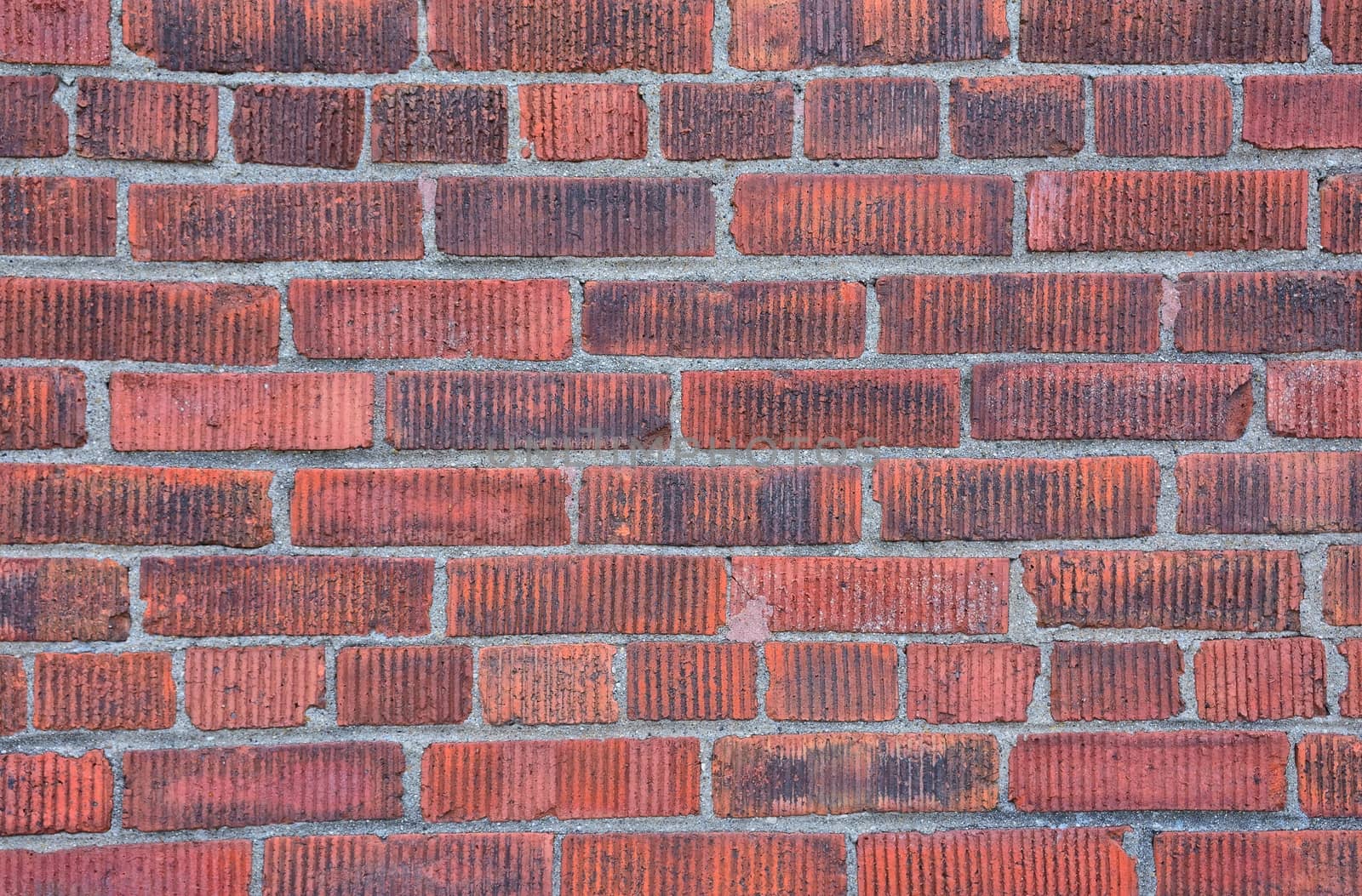 Old red brick wall texture background