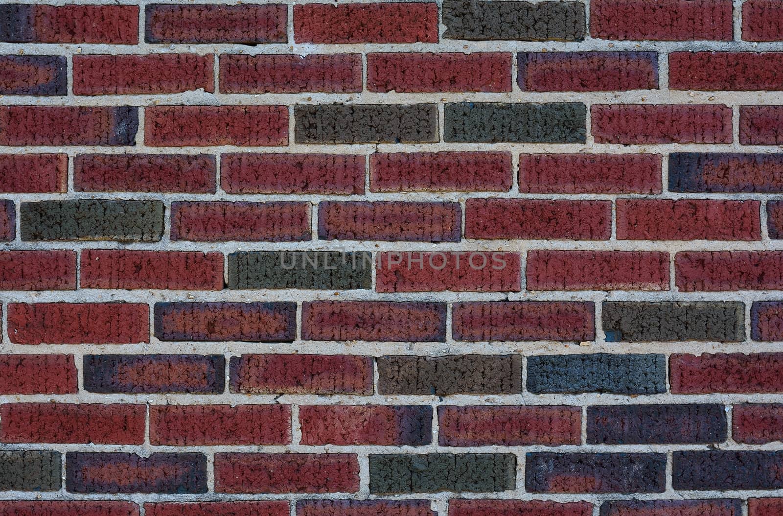 Old red brick wall texture background