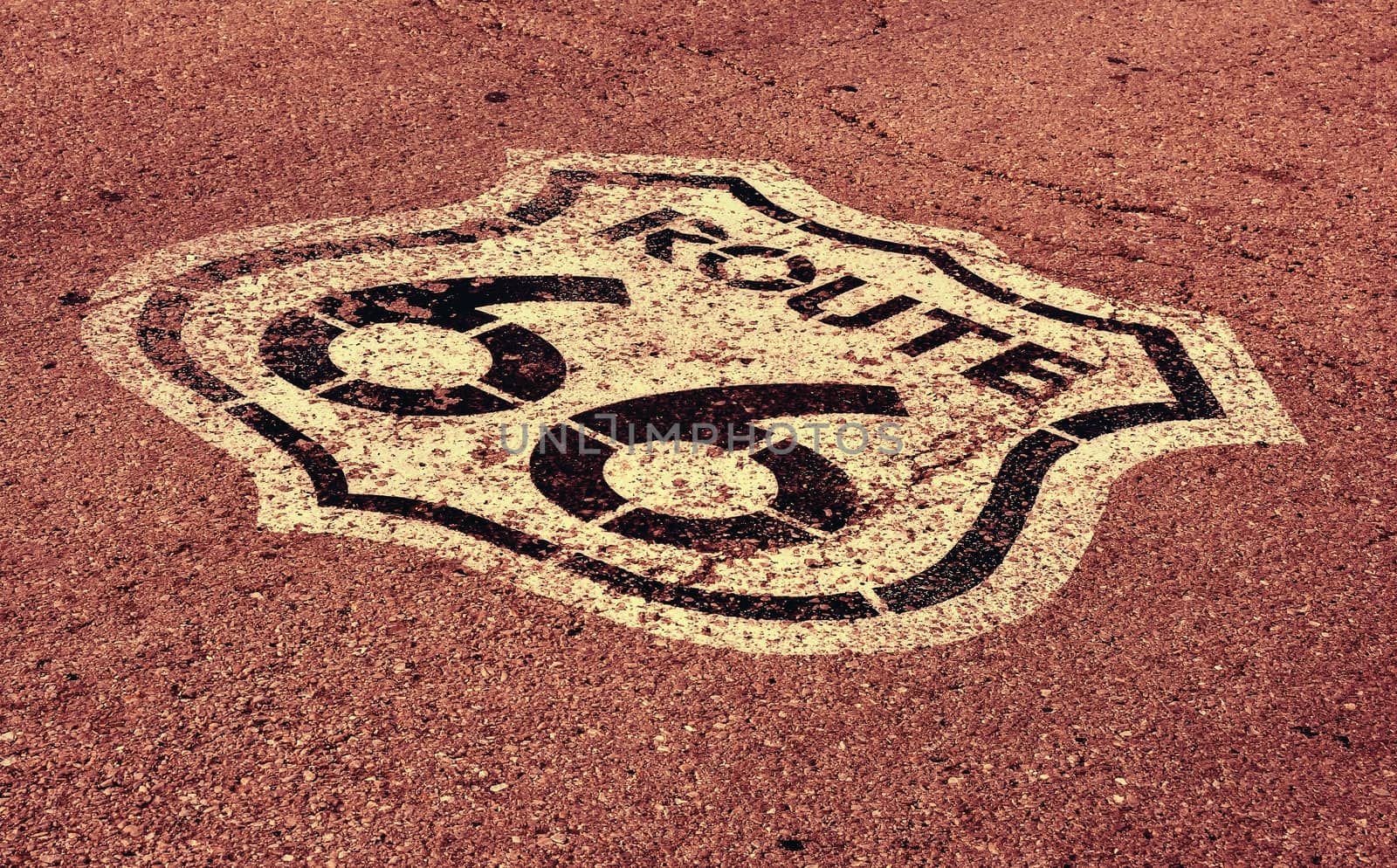 The mythical Route 66 sign in Missouri, USA.