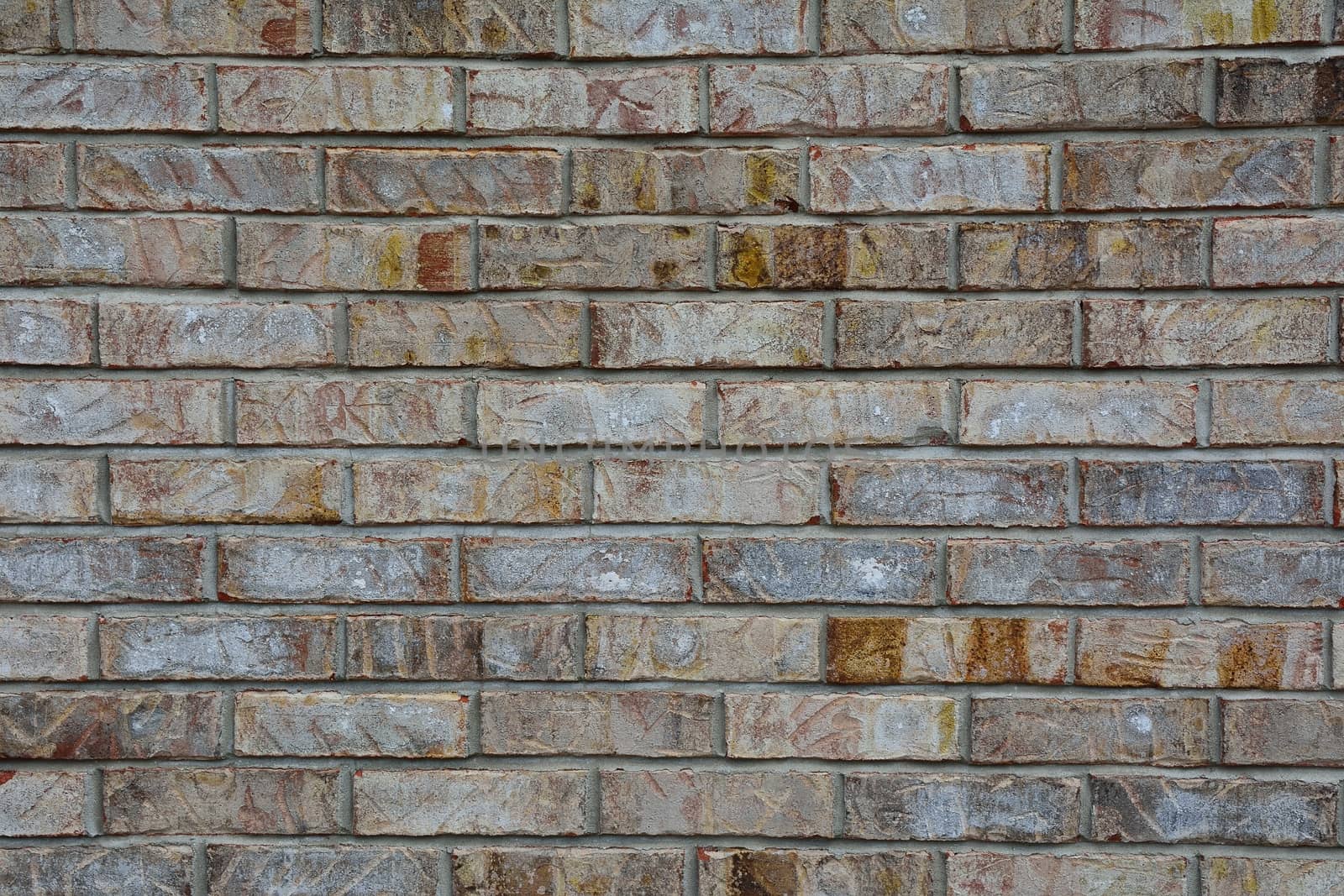 Old brown brick wall texture background