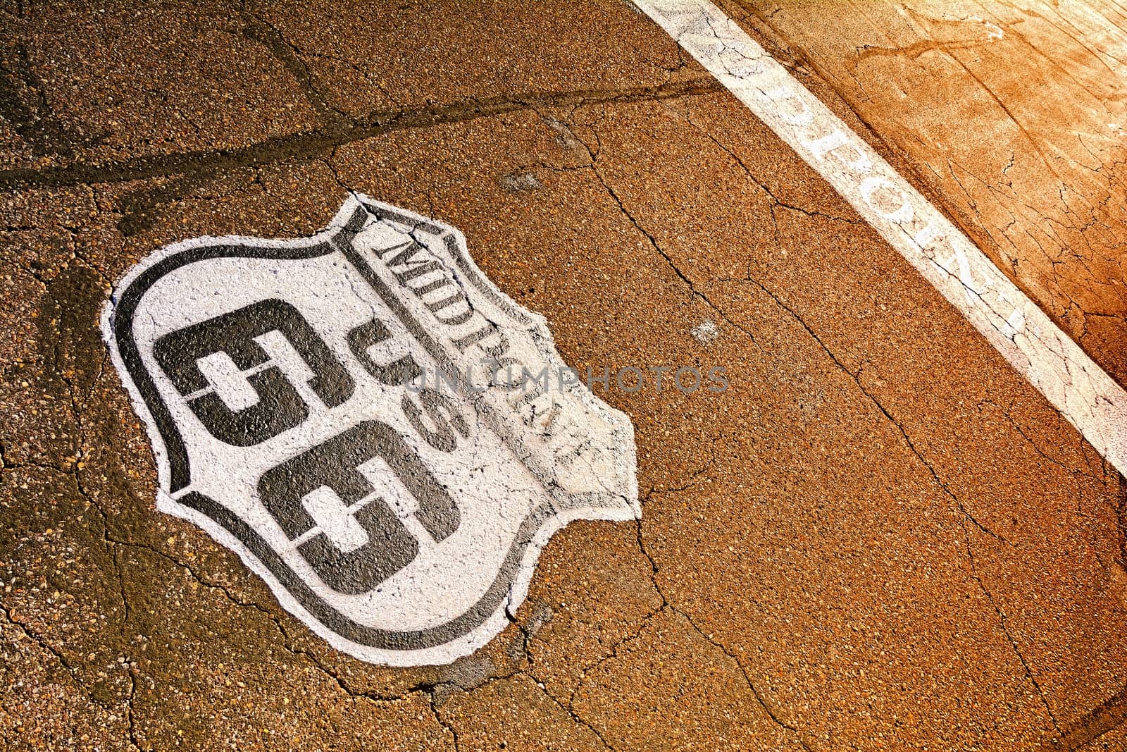 Midpoint between Chicago and Los Angeles in the historic Route 66.