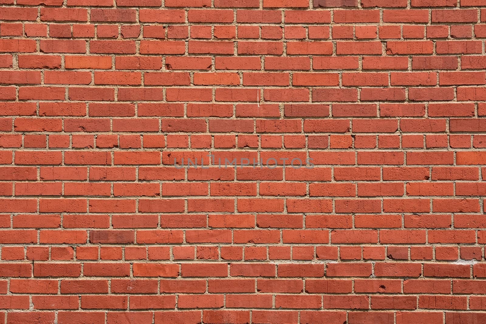 Old red brick wall texture background
