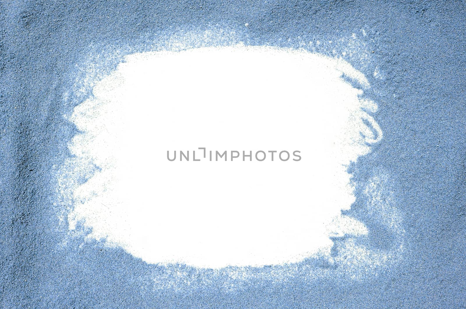 Copy Space for your text surrounded by blue sand