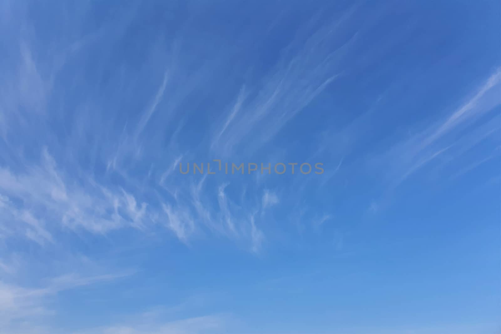 white clouds on blue sky background, design element