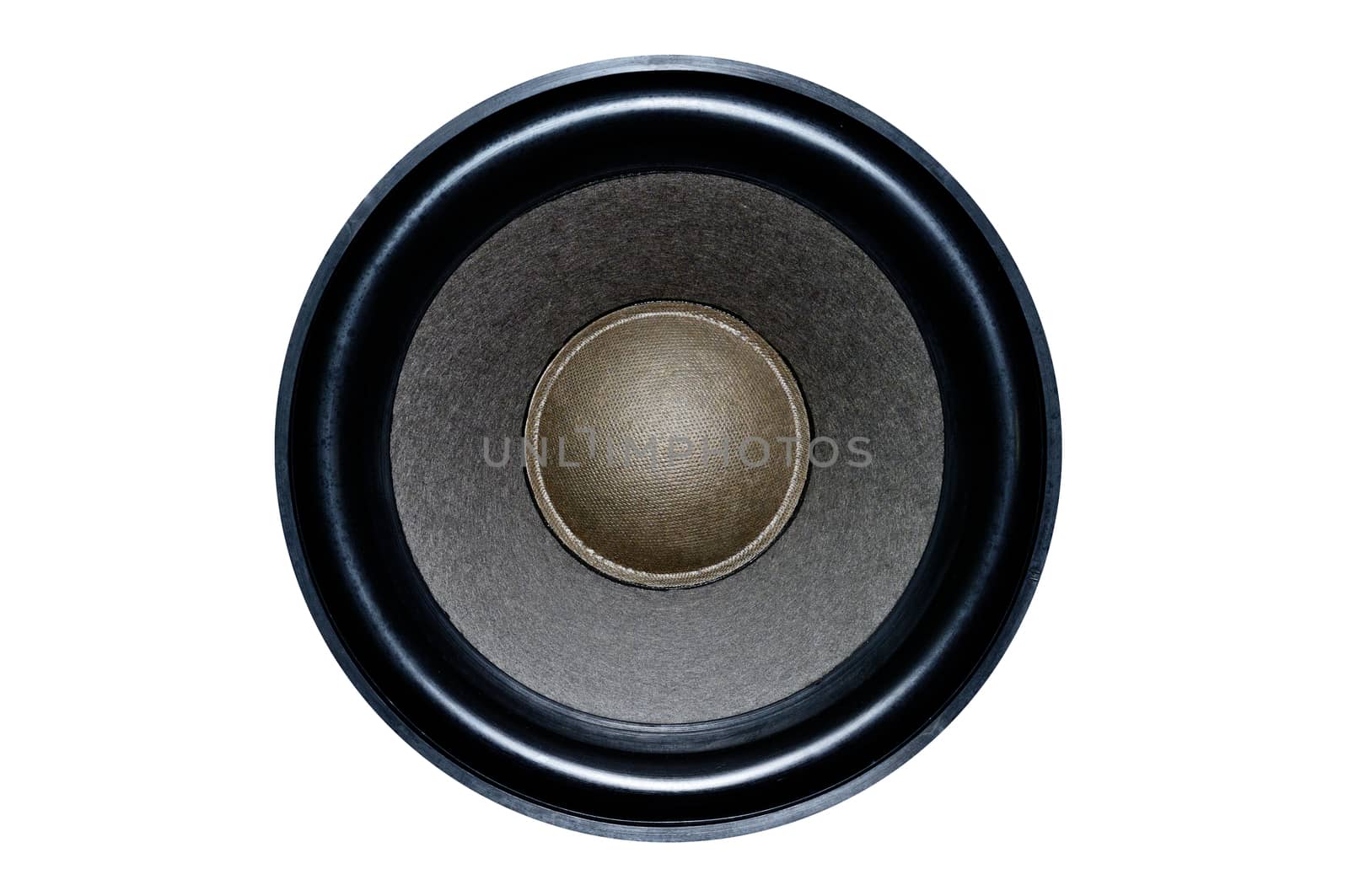 Large speaker from speakers on an isolated background for design work