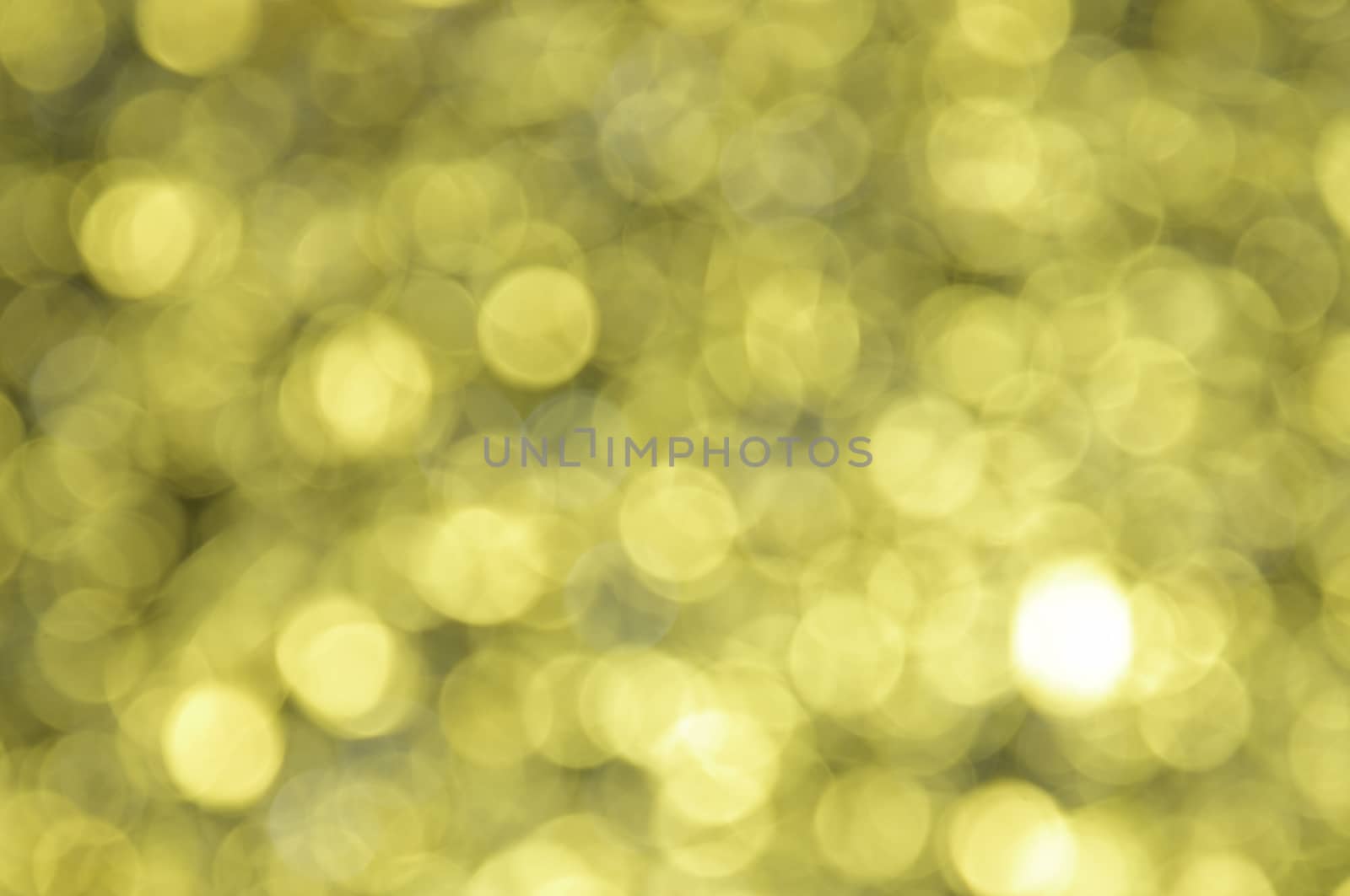 Yellow colored abstract background with bokeh by moviephoto