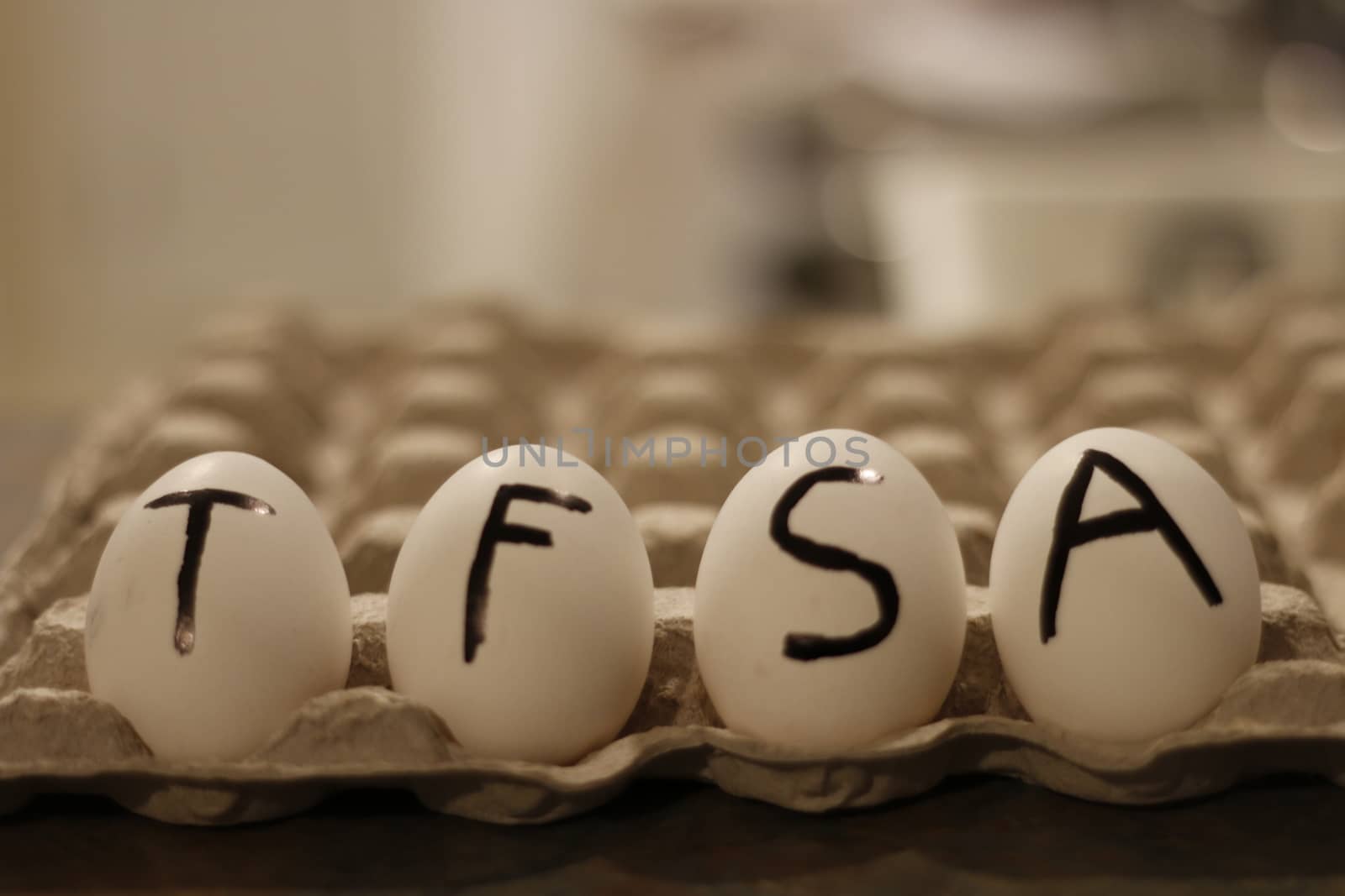 The word TFSA wrote on eggs. TFSA stands for Tax free savings account by mynewturtle1