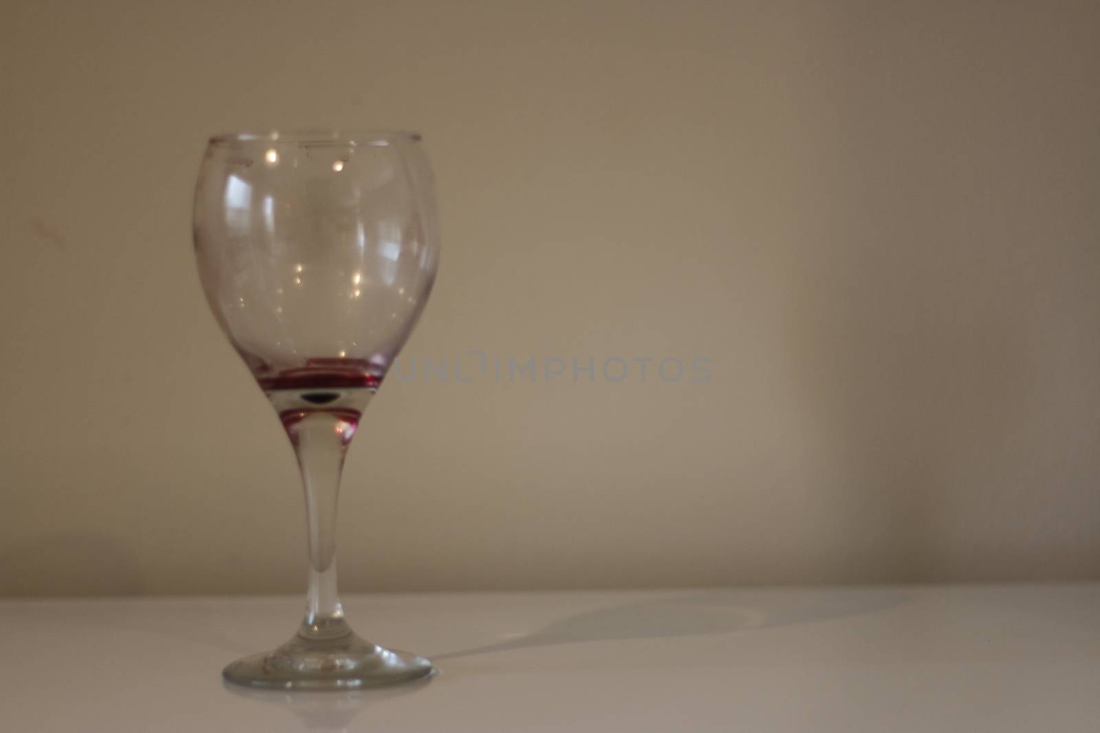 Alcohol/wine empty glass on white stock by mynewturtle1