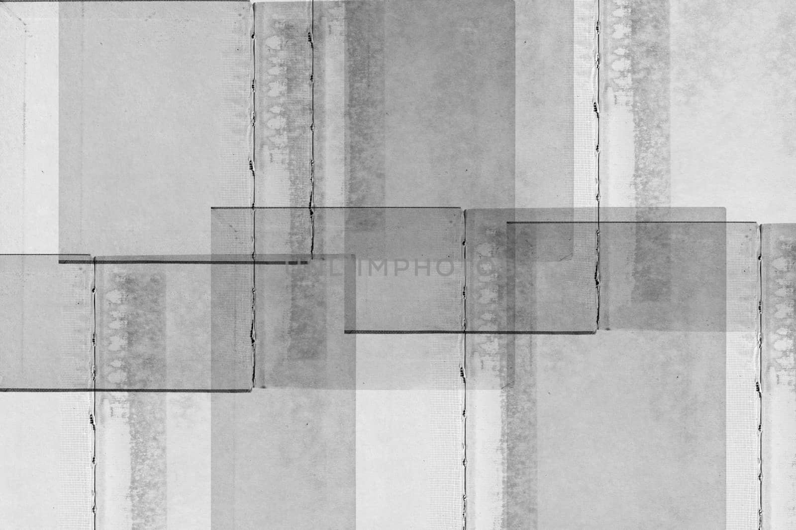 Old book open isolated on white background, Top view