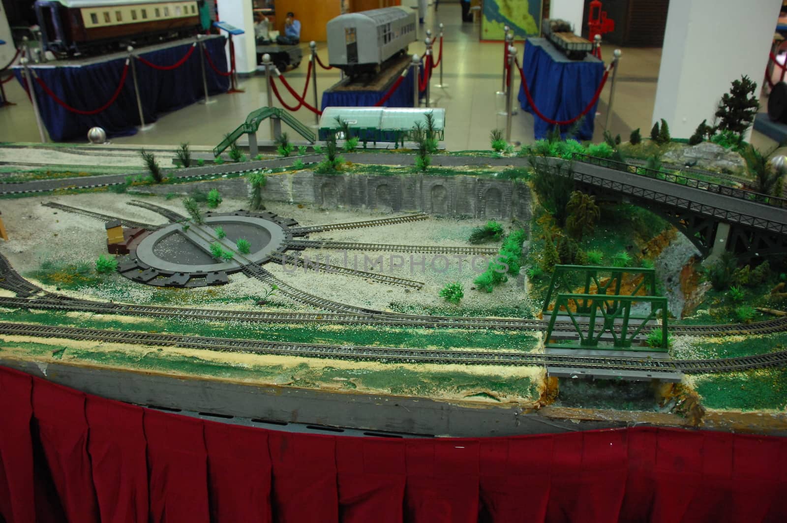 Aerial view Train Track