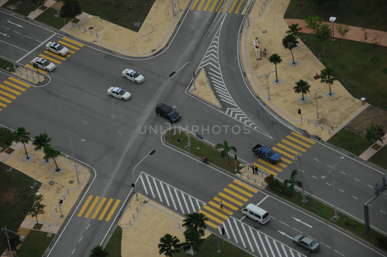 Aerial view of a buildings